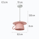 Suspension LED moderne en forme de tasse à caf renservée