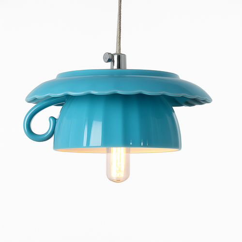 Suspension LED moderne en forme de tasse à caf renservée - vue 4 sur 24