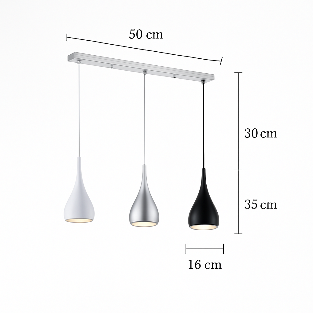 Suspension LED moderne Hand - vue 18 sur 18