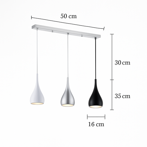 Suspension LED moderne Hand - vue 19 sur 18