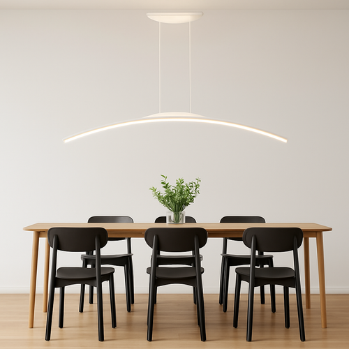 suspension led moderne minimaliste pour réception - vue 3 sur 15