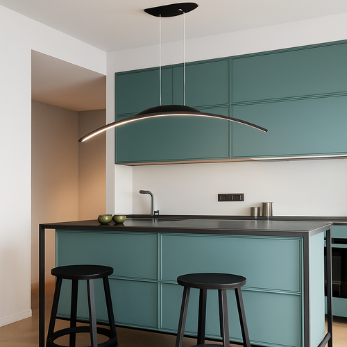 suspension led moderne minimaliste pour réception - vue 4 sur 15