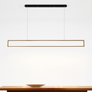 suspension led moderne pour éclairage intérieur rectangulaire