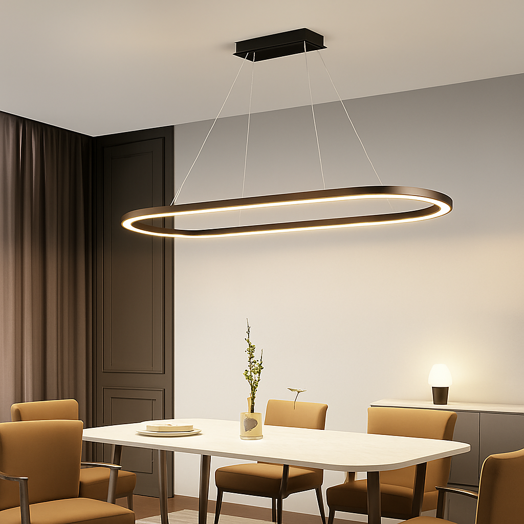 suspension à led moderne pour décoration intérieure élégante - vue 4 sur 19