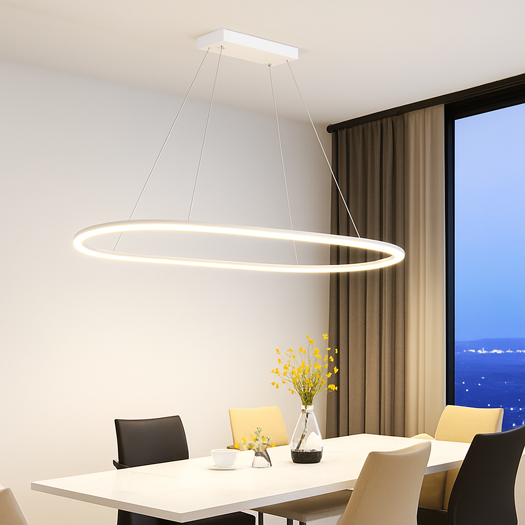 suspension à led moderne pour décoration intérieure élégante - vue 5 sur 19