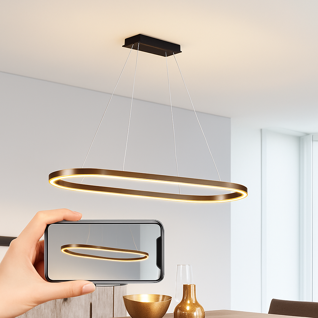 suspension à led moderne pour décoration intérieure élégante - vue 6 sur 19