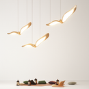 suspension led mouette acrylique de luxe éclairage intérieur
