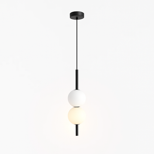 Suspension LED nordique cuisine île - vue 7 sur 12