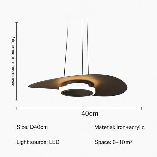 suspension led nordique design pour décoration intérieure moderne - vue 11 sur 10