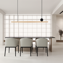 suspension led personnalisée en acier inoxydable pour décoration intérieure