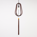 Suspension LED style chinois en tissu