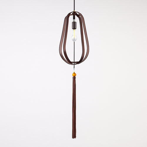Suspension LED style chinois en tissu - vue 17 sur 18
