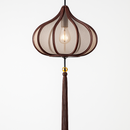 Suspension LED style chinois en tissu