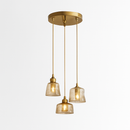 Suspension LED style vintage en verre Dolkie
