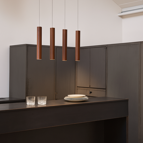 suspension led tube cylindrique pour décoration moderne - vue 3 sur 10