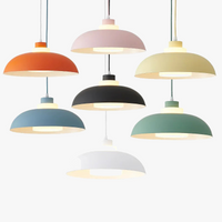 suspension led ufo macaron créatif nordique simple