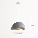 suspension à led wabi-sabi en résine créative pour décoration intérieure