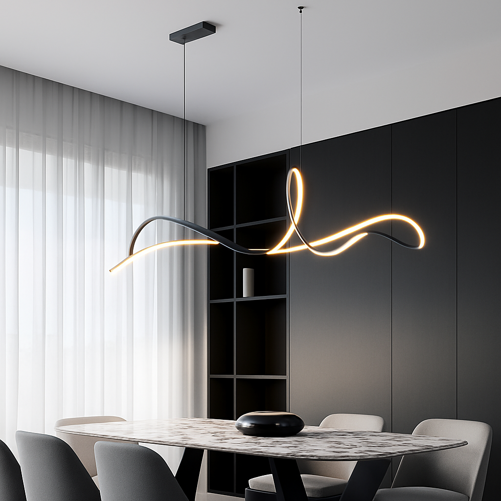 suspension linéaire design pour intérieur moderne et épuré - vue 5 sur 6