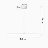 suspension long pour bar minimaliste moderne