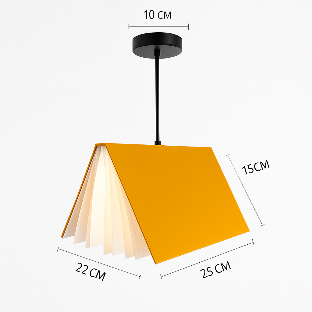 suspension lumières livre décoration moderne salle d'étude bibliothèque boutique décor enfants enfants décor - vue 11 sur 15