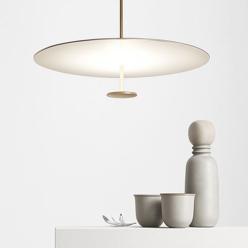 suspension luminaire ultra mince design minimaliste pour intérieur - vue 4 sur 8
