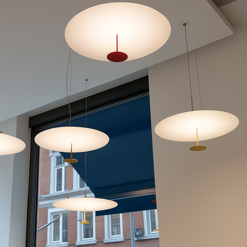 suspension luminaire ultra mince design minimaliste pour intérieur - vue 5 sur 8