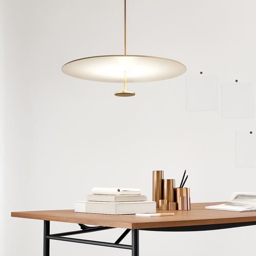 suspension luminaire ultra mince design minimaliste pour intérieur - vue 6 sur 8