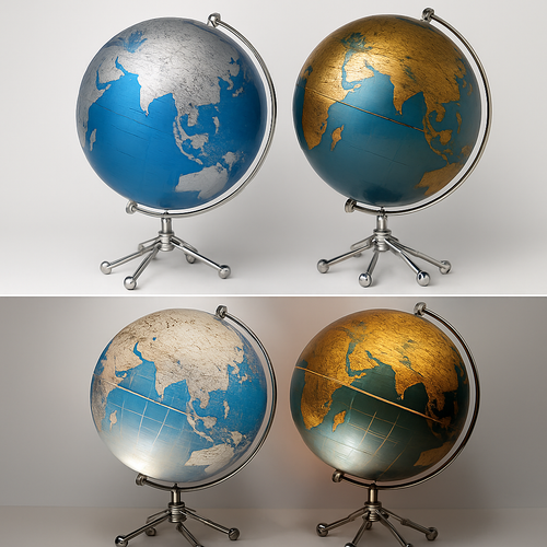 suspension lumineuse globe 3d haut de gamme cadeau enseignant - vue 5 sur 13