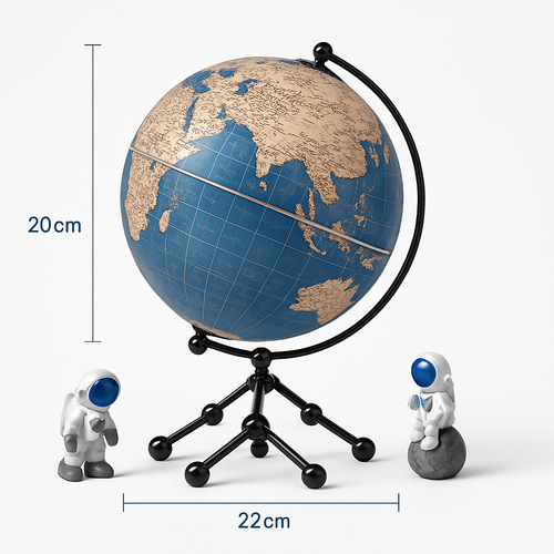 suspension lumineuse globe 3d haut de gamme cadeau enseignant - vue 11 sur 13