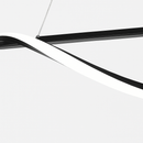 suspension minimaliste en aluminium fer lumière led lustre