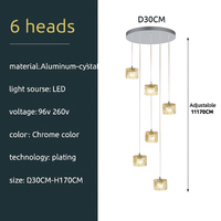 suspension minimaliste luxe pour éclairage moderne intérieur