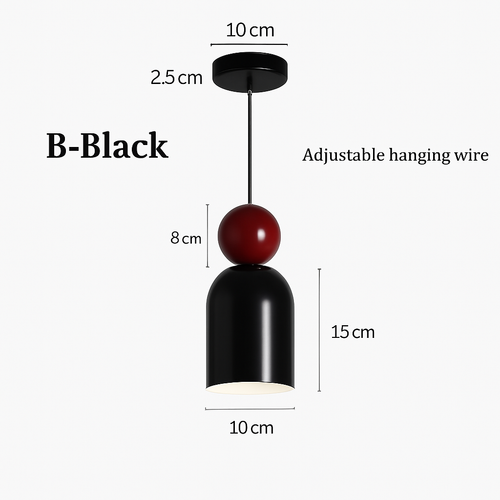 suspension moderne à câble long pour décoration intérieure - vue 15 sur 15