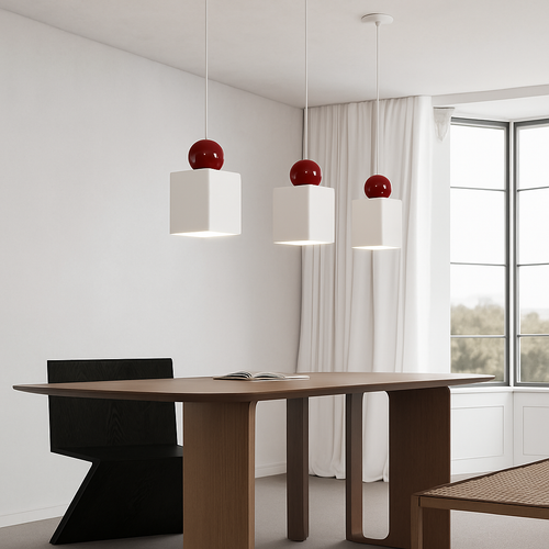suspension moderne à câble long pour décoration intérieure - vue 5 sur 15