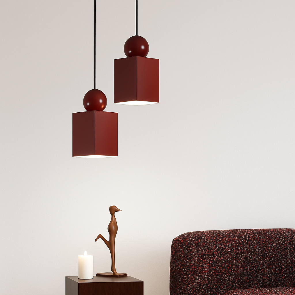 suspension moderne à câble long pour décoration intérieure - vue 5 sur 15