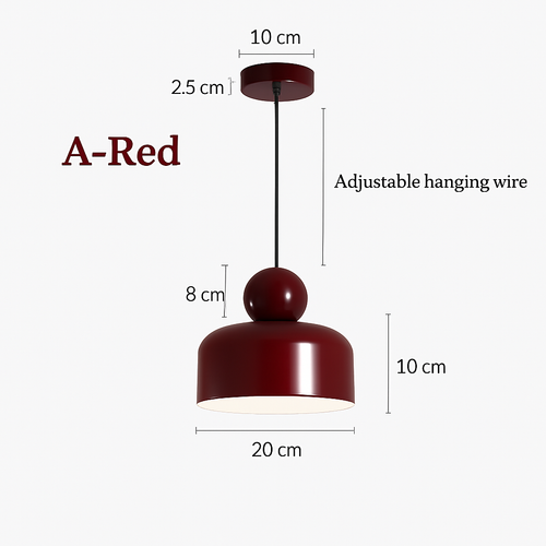 suspension moderne à câble long pour décoration intérieure - vue 10 sur 15