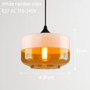 Suspension moderne design en verre et métal Loft