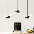 suspension moderne design oiseau volant éclairage tricolore led