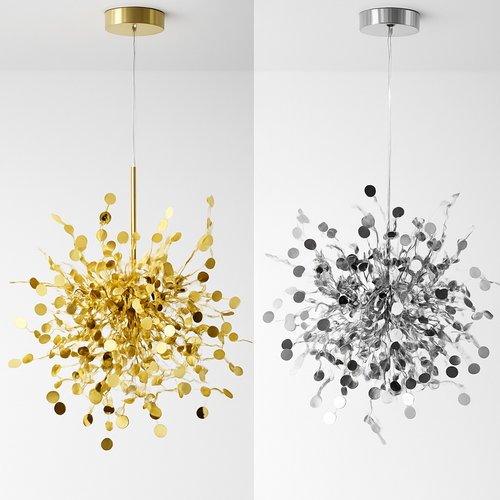 suspension moderne en acier inoxydable pour hôtel loft - vue 4 sur 14