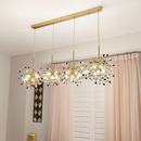 suspension moderne en acier inoxydable pour hôtel loft