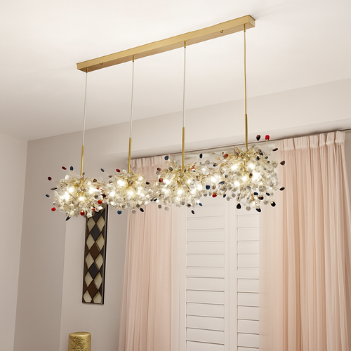 suspension moderne en acier inoxydable pour hôtel loft - vue 5 sur 14