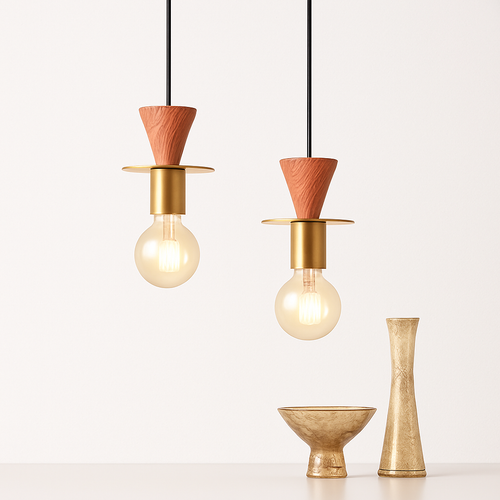 suspension moderne en bois pour bar - vue 2 sur 14