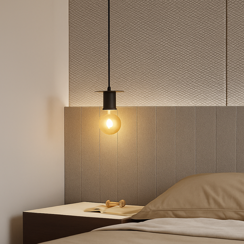 suspension moderne en bois pour bar - vue 3 sur 14