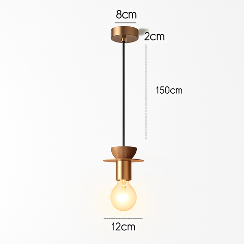 suspension moderne en bois pour bar - vue 14 sur 14