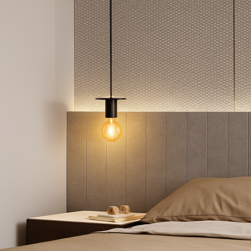 suspension moderne en bois pour bar - vue 3 sur 14