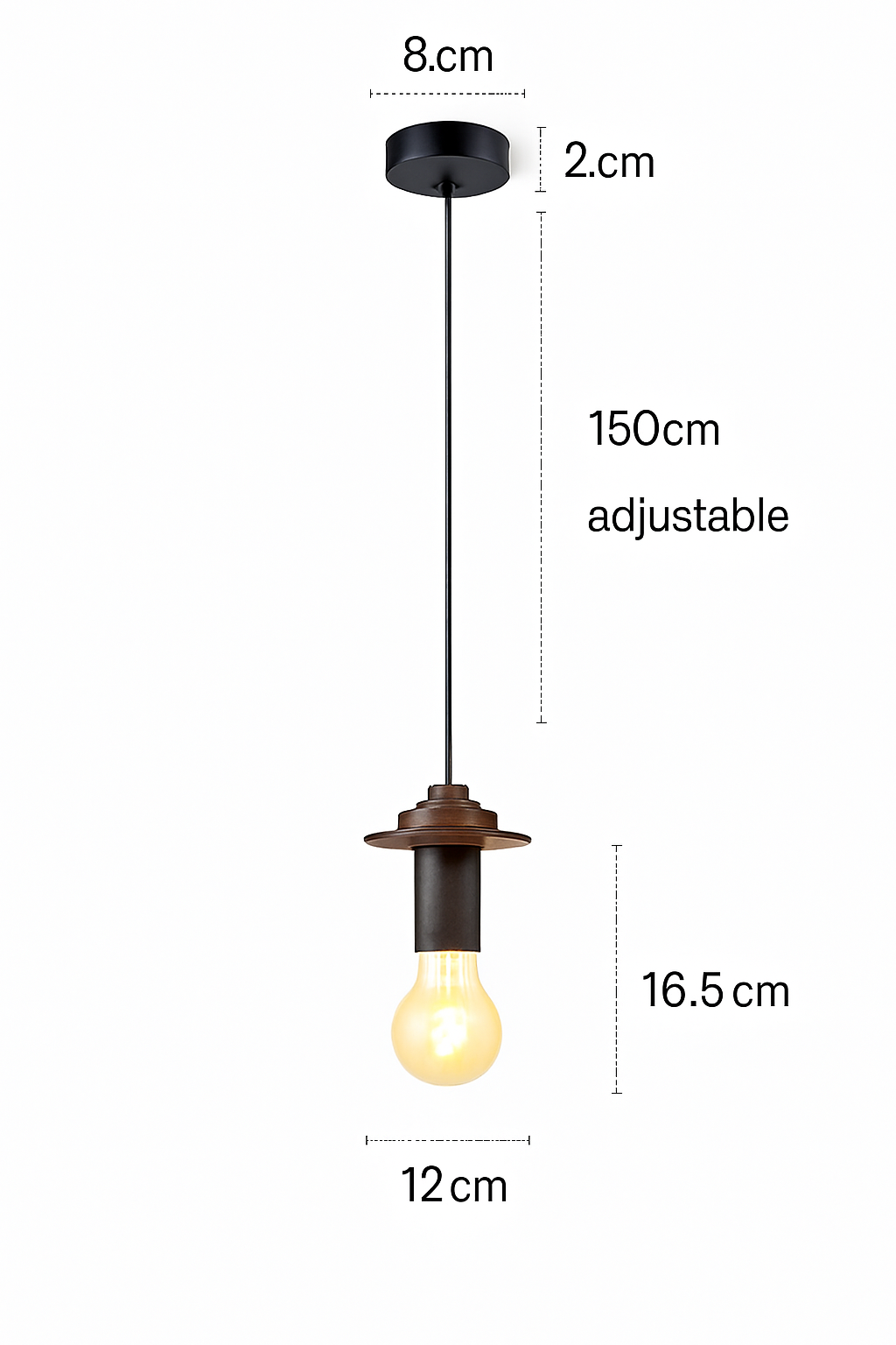 suspension moderne en bois pour bar - vue 7 sur 14