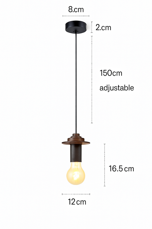 suspension moderne en bois pour bar - vue 8 sur 14