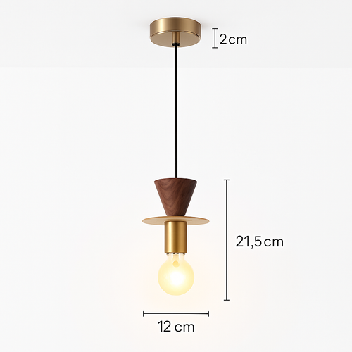 suspension moderne en bois pour bar - vue 9 sur 14
