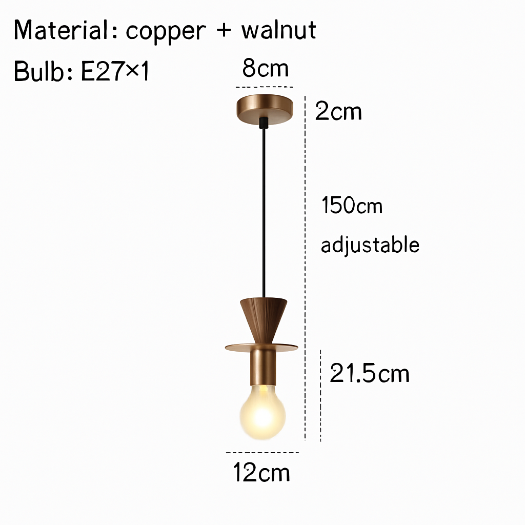 suspension moderne en bois pour bar - vue 8 sur 14