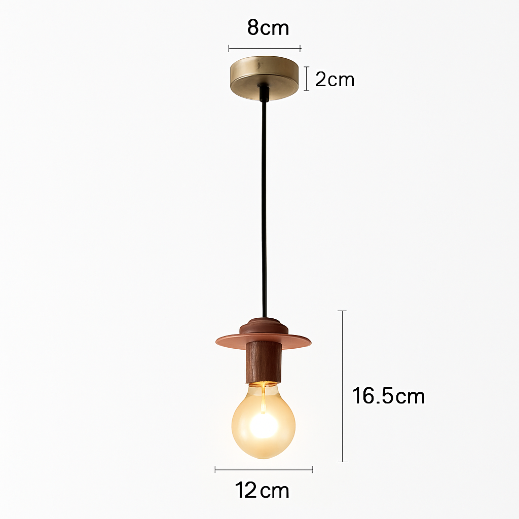 suspension moderne en bois pour bar - vue 10 sur 14