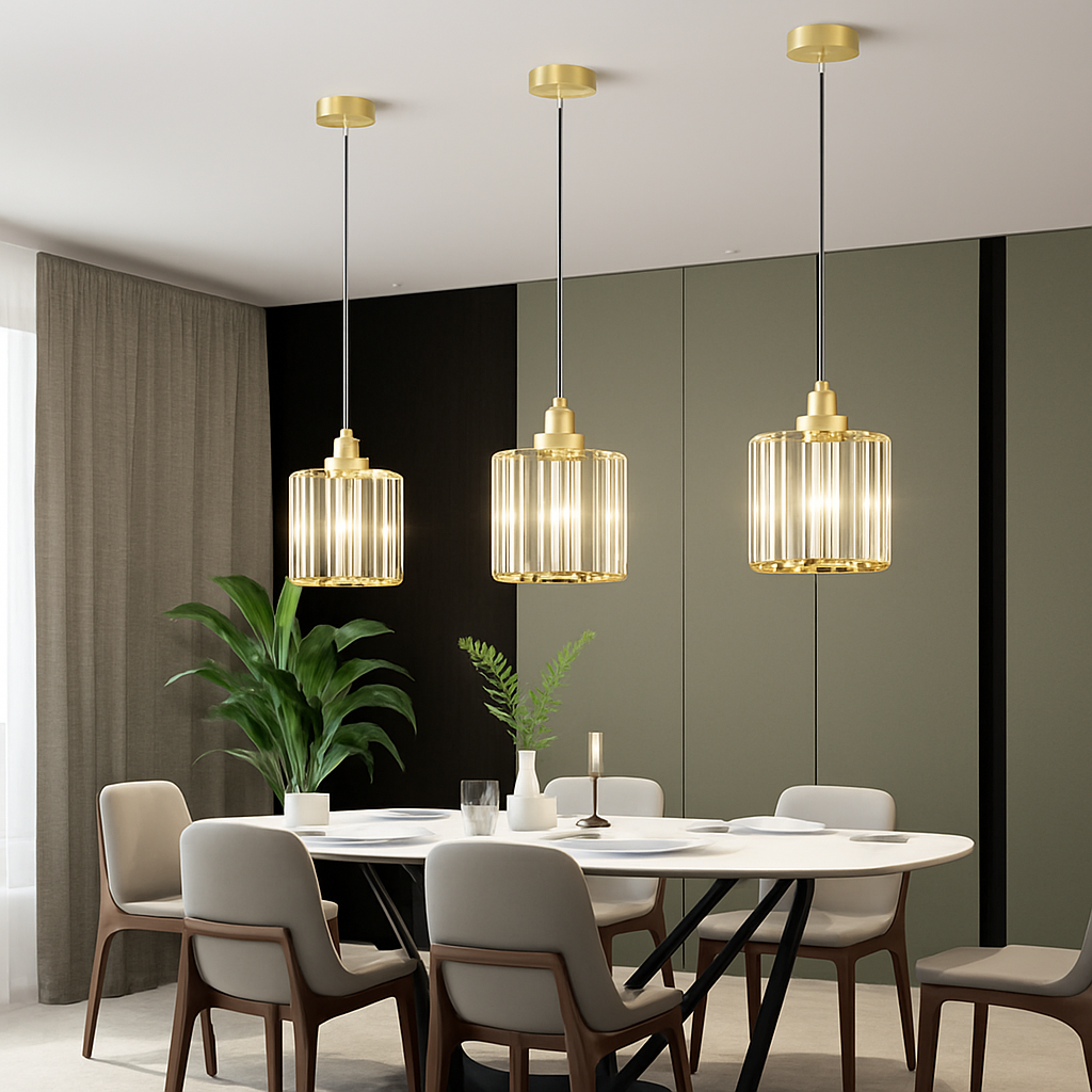 suspension moderne en cristal pour décoration intérieure élégante - vue 5 sur 10